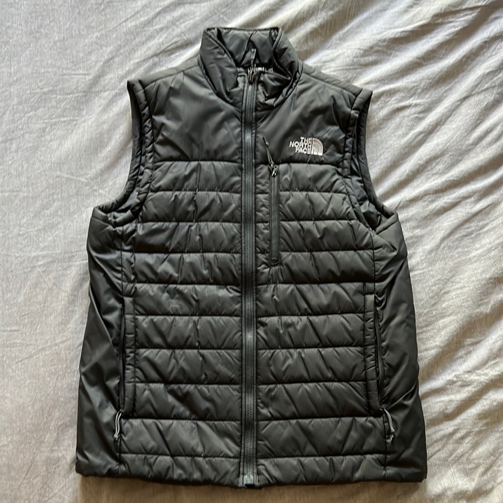 Men’s The North Face Primaloft Vest Gray Size Small